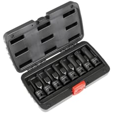 Sealey 8 Piece 1/2" Drive Impact Spline Socket Bit Set