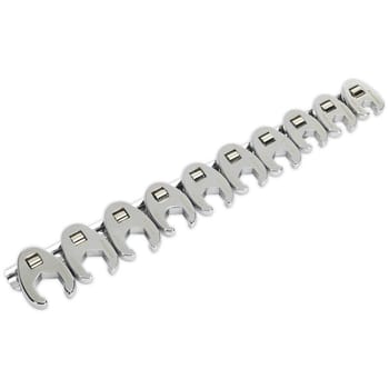 Sealey 10 Piece 3/8" Drive Crow Foot Spanner Set