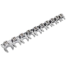 Sealey 10 Piece 3/8" Drive Crow Foot Spanner Set Metric