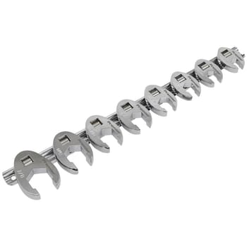 Sealey 8 Piece 3/8" Drive Crow Foot Spanner Set Imperial