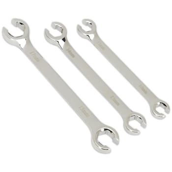 Sealey AK600 3 Piece Flare Nut Wrench Set