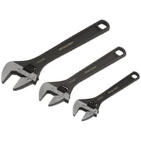 Sealey 3 Piece Adjustable Spanner Set Phosphate Finish 