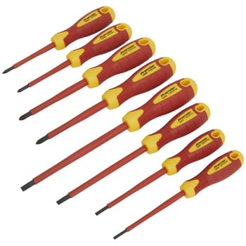 Sealey 8 Piece Magnetic VDE Insulated Screwdriver Set