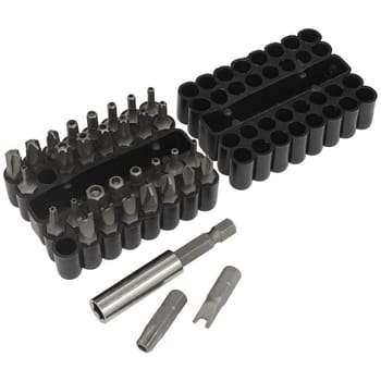Sealey 33 Piece Security Screwdriver Bit Set