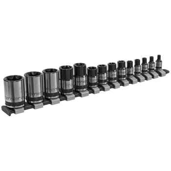 Sealey 14 Piece Black Series Combination Drive Torx Socket Set