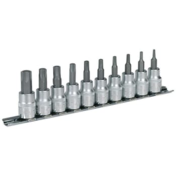 Sealey 10 Piece 3/8" Drive Torx Socket Bit Set