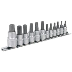 Sealey 12 Piece Combination Drive Torx Socket Bit Set
