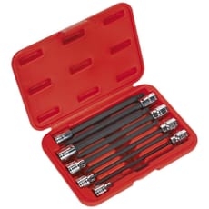 Sealey 9 Piece 3/8" Drive Long Reach Torx Socket Bit Set