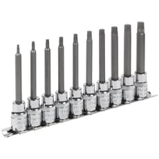 Sealey 10 Piece 3/8" Drive Long Torx Socket Bit Set