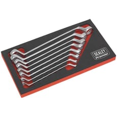 Sealey 8 Piece Offset Double End Ring Spanner Set