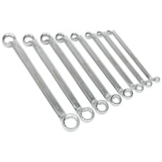 Sealey 8 Piece Offset Double Ring Spanner Set