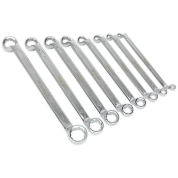 Sealey 8 Piece Offset Double Ring Spanner Set