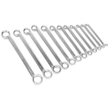 Sealey 12 Piece Offset Double Ring Spanner Set