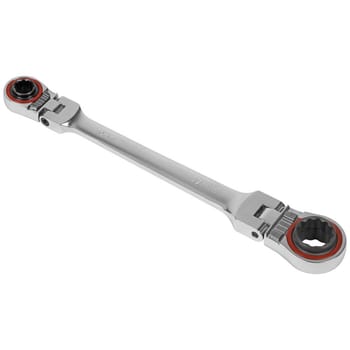 Sealey 4 in 1 Reversible Flexible Head Ratchet Ring Spanner