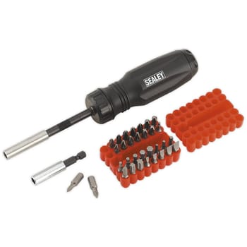 Sealey 33 Piece Gearless Ratchet Screwdriver Set