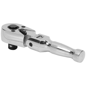 Sealey 3/8" Drive Flexible Head Stubby Ratchet