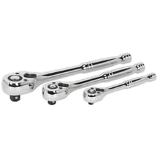 Sealey AK6672 3 Piece Ratchet Wrench Set
