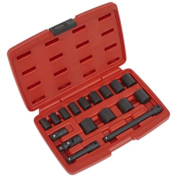 Sealey 17 Piece 3/8" Drive Impact Socket Set