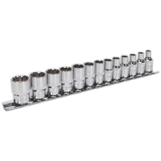 Sealey 13 Piece 1/4" Drive Total Drive Socket Set