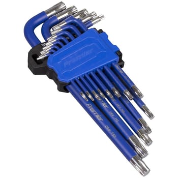 Sealey 13 Piece Long Anti Slip TRX Star Key Set