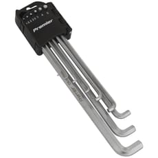 Sealey 9 Piece Extra Long Stubby Hexagon Allen Key Set Metric