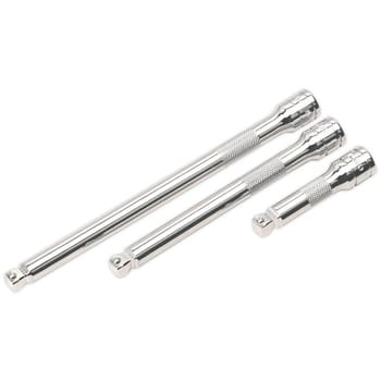 Sealey 3 Piece 3/8" Drive Wobble Extension Bar Set