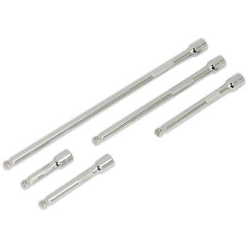 Sealey 5 Piece 1/4" Drive Wobble Extension Bar Set