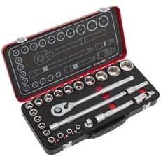 Sealey Premier Platinum Series 24 Piece 1/2" Drive Socket Set