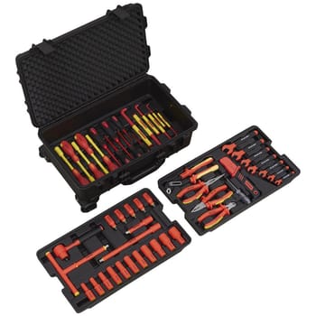 Sealey 50 Piece 3/8" Drive Insulated Socket Set and Tool Kit