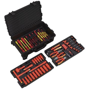 Sealey 49 Piece 1/2" Drive Insulated Socket Set and Tool Kit