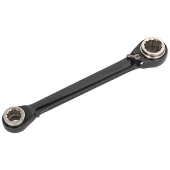 Sealey AK7979 Ratchet Ring Spanner 4-in-1 Reversible