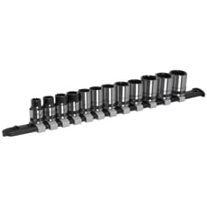 Sealey Black Series 12 Piece 3/8" Drive Hexagon Socket Set