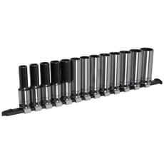 Sealey Black Series 13 Piece 1/2" Drive Deep Hexagon Socket Set