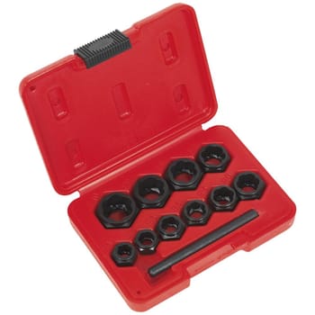 Sealey 10 Piece Spanner Type Bolt Extractor Set