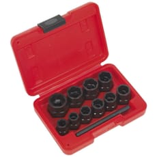 Sealey 10 Piece 3/8" Drive Bolt Extractor Set