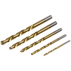 Sealey AK8189 5 Piece Left Hand Spiral Drill Bit Set for Stud Extraction Remover