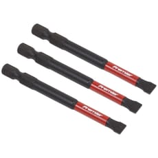 Sealey Impact Power Tool Slotted Screwdriver Bits