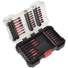 Sealey 38 Piece Impact Grade Power Tool Screwdriver Bit Set