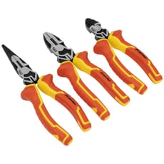 Sealey 3 Piece VDE Insulated Plier Set