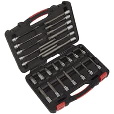 Sealey 26 Piece 3/8" Drive Spline Socket Bit Set 