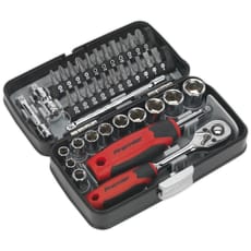 Sealey 38 Piece 1/4" Drive Bit and Socket Set