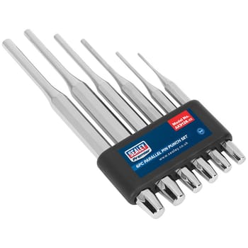 Sealey 6 Piece Parallel Pin Punch Set