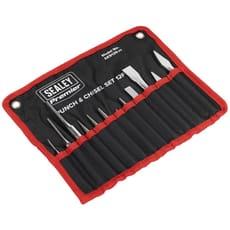 Sealey 12 Piece Punch and Chisel Set
