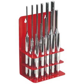 Sealey 17 Piece Pin and Taper Punch Set