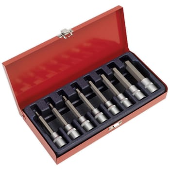 Sealey 8 Piece 1/2" Drive Hexagon Socket Bit Set