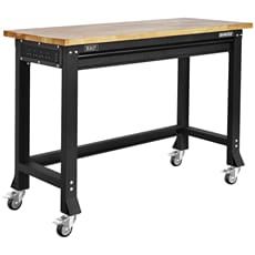 Sealey Superline Pro Mobile Wooden Worktop Workbench