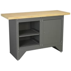 Sealey Heavy Duty Metal Workbench with Cupboard