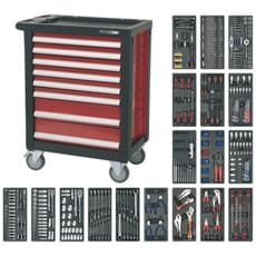 Sealey Premier 8 Drawer Roller Cabinet + 707 Piece Tool Kit