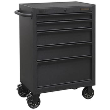 Sealey Superline Black Edition 5 Drawer Roller Cabinet