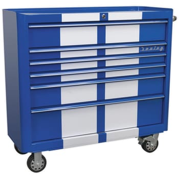 Sealey Premier Retro Style 6 Drawer Wide Roller Cabinet